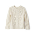Pull Torsadé Métallisé Fille OshKosh - Ivoire