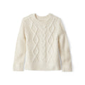 Pull Torsadé Métallisé Fille OshKosh - Ivoire