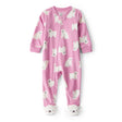 Pyjama 1 Pièce en Polaire à Pieds Ours Polaire Fille Carter's - Rose