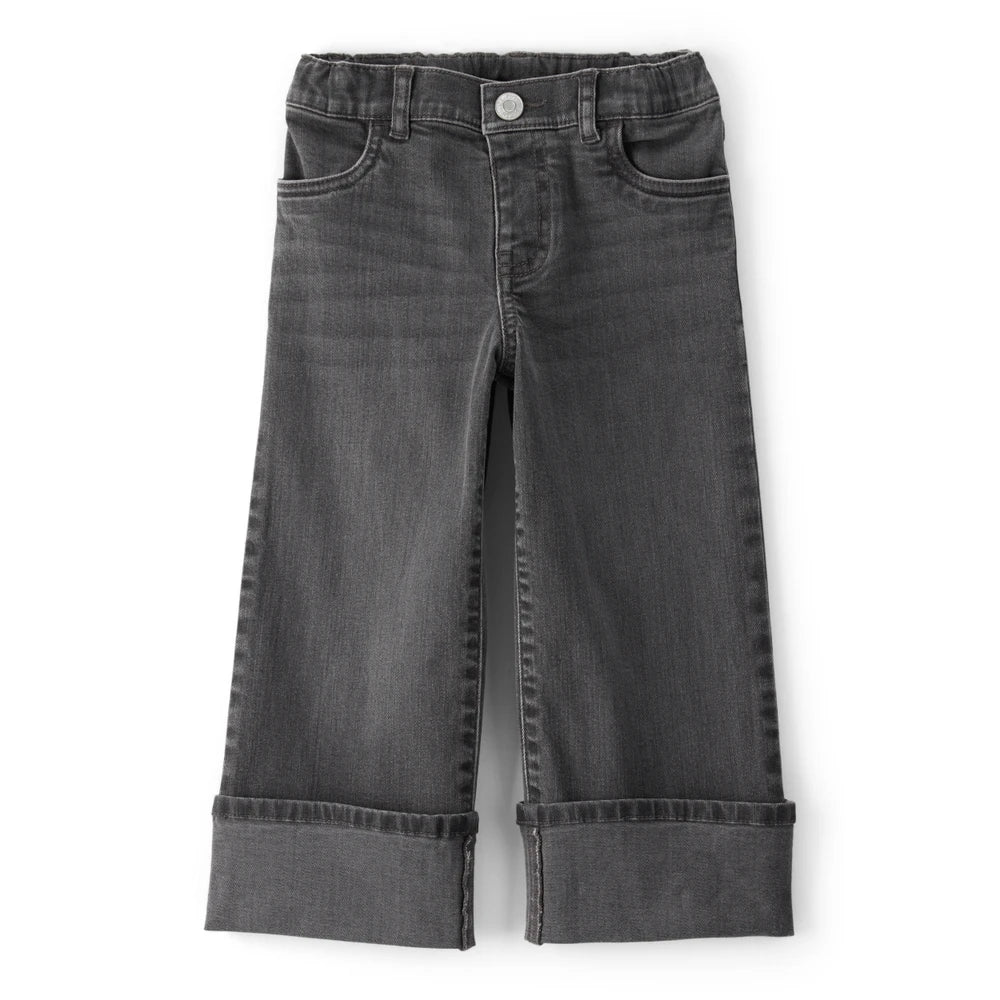 Jean Large à Revers Fille OshKosh - Gris