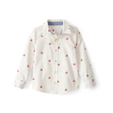 Chemise Imprimé Trains Garçon OshKosh - Blanc