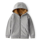 Veste Zippée à Capuche en Velours Garçon Carter's - Gris