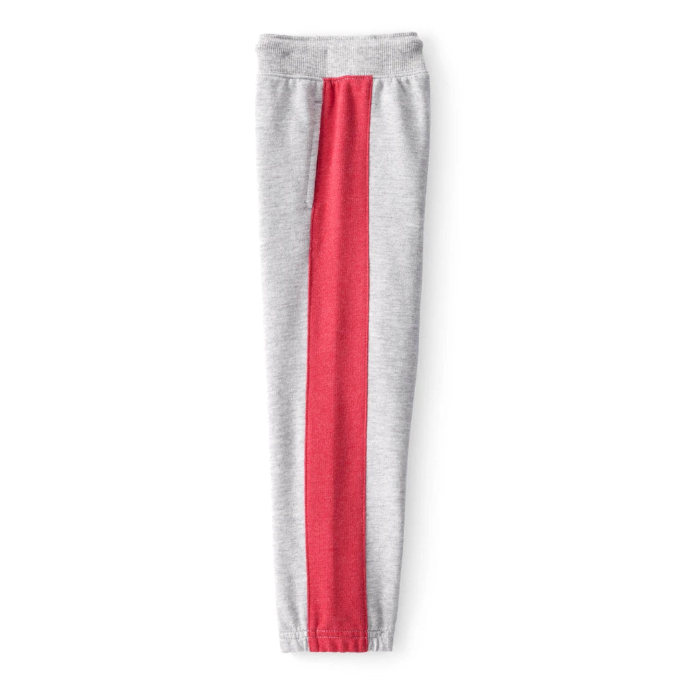 Pantalon de Jogging à Bandes Latérales Garçon Carter's - Gris & Rouge