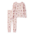 Girl Carter's PurelySoft Fawn 2-Piece Pajamas - Pink