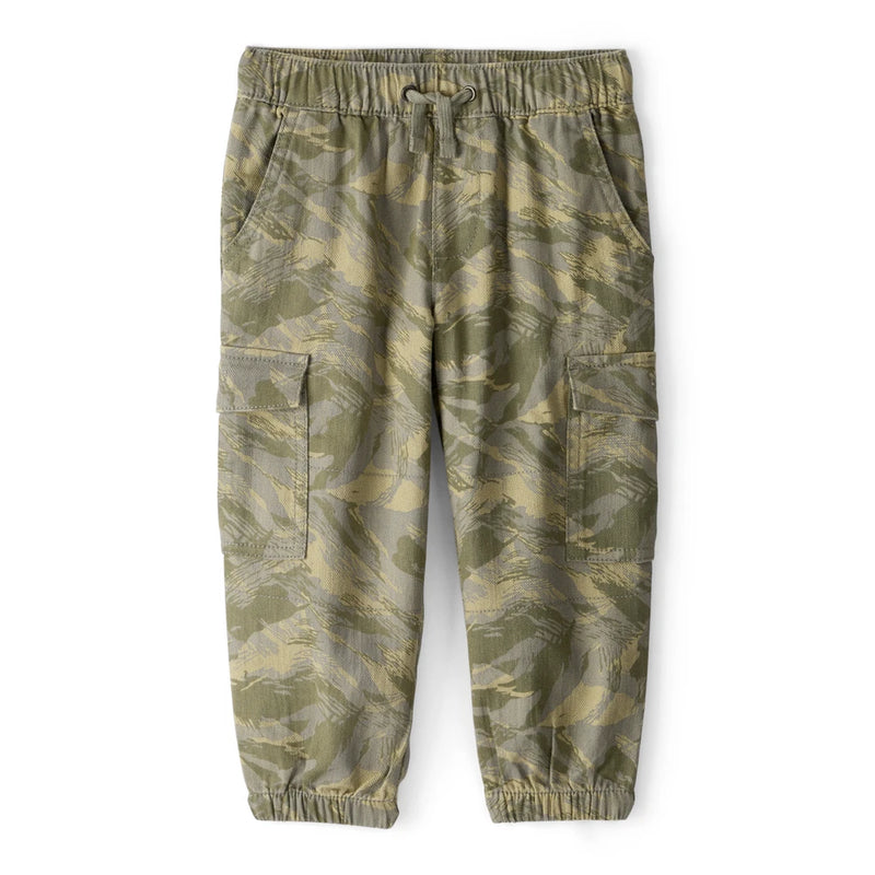 Pantalon Cargo en Coton Camouflage Garçon Carter's - Vert