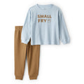 Boy Carter's Small Fry Tee & Pants Set - Blue