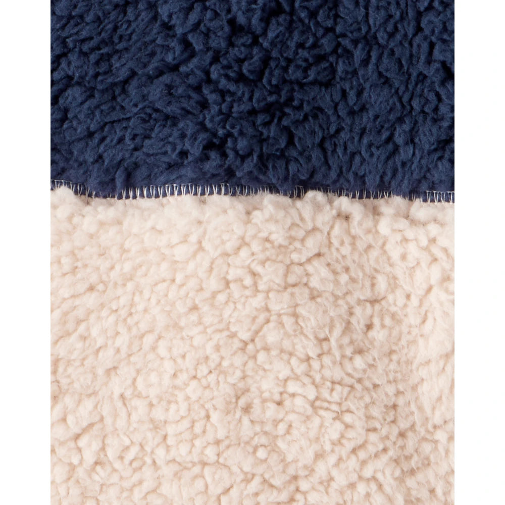 Gilet Sans Manches en Sherpa Garçon Carter's - Bleu