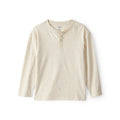 Boy OshKosh Long-Sleeve Henley Tee - Heather Oat