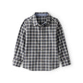 Chemise à Carreaux à Manches Longues Garçon OshKosh - Gris