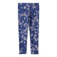 Legging Fleuri en Coton Fille Carter's - Bleu Marine