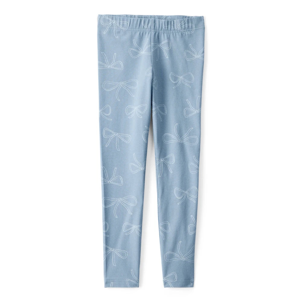 Legging Imprimé Nœuds Fille Carter's - Bleu