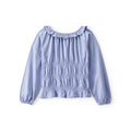 Haut à Volants à Manches Longues Fille OshKosh - Bleu
