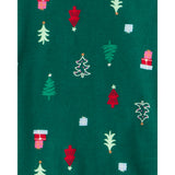 Pyjama 2 Pièces en Coton Sapins de Noël Carter's - Vert