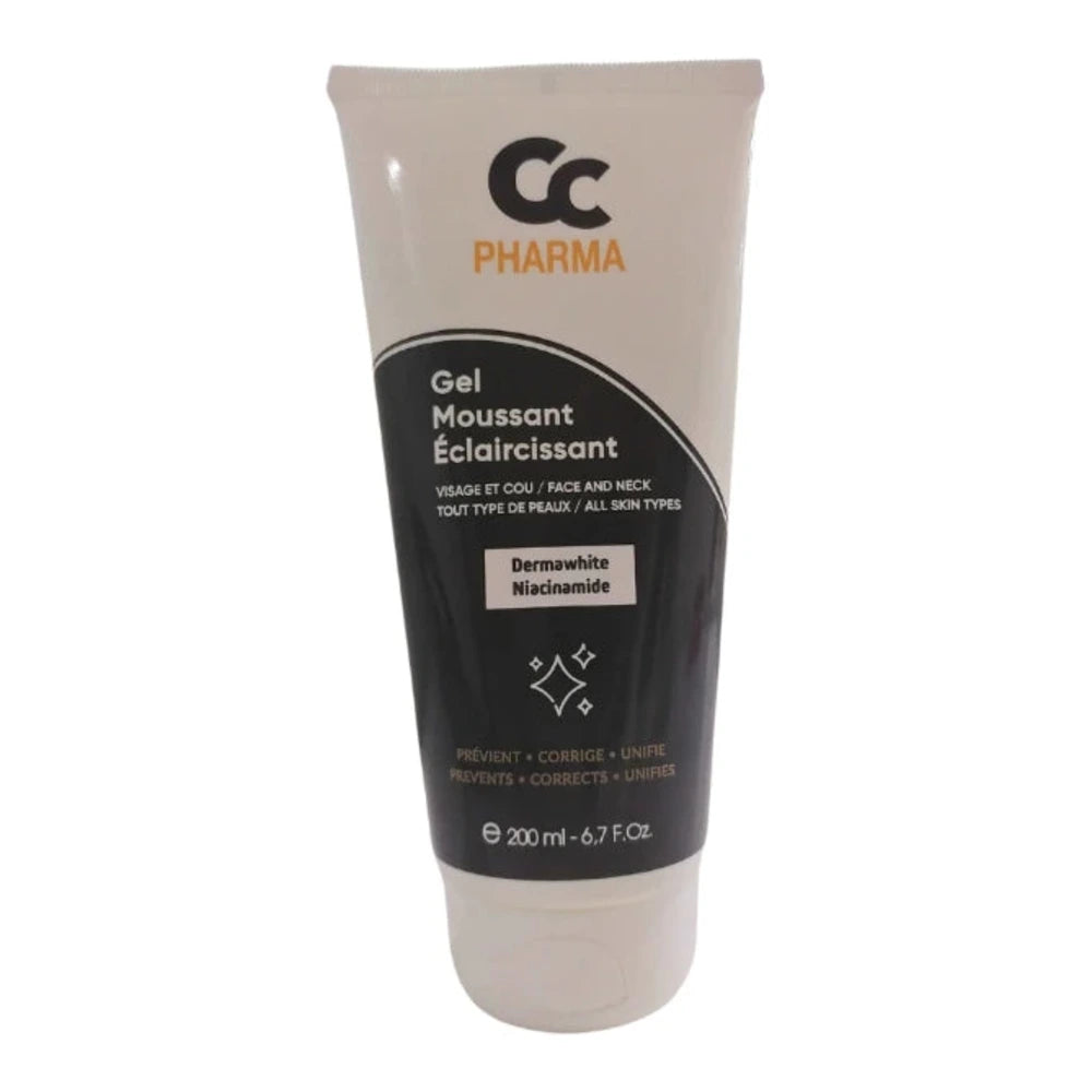 CC Pharma Gel Moussant Éclaircissant 200 ml – flacon