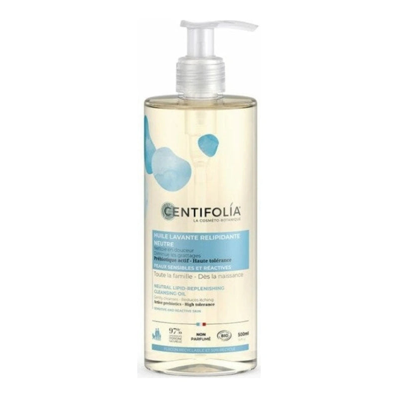 Centifolia زيت تنظيف معيد للدهون محايد 500 مل