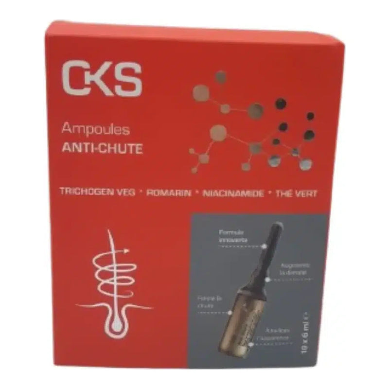 أمبولات Cks المضادة لتساقط الشعر – 10 × 6 مل