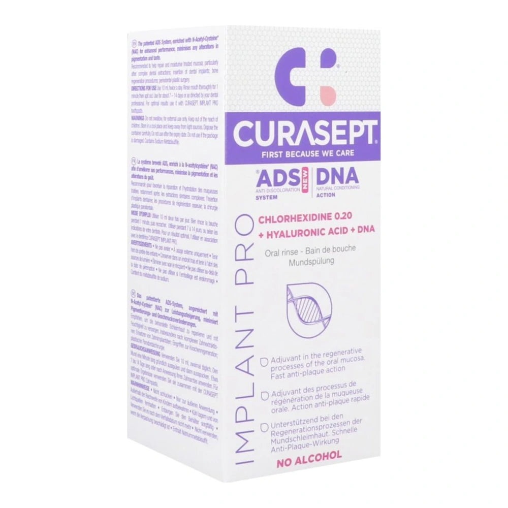 Boîte Curasept ADS DNA Implant Pro bain de bouche 200 ml
