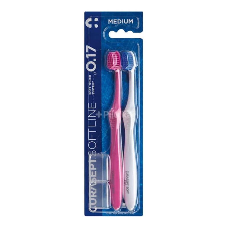 CURASEPT Cepillo de dientes mediano 017 MEDIANO Pack