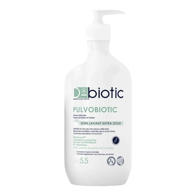 D-Biotic Pulvobiotic Cuidado Limpiador Extra Suave pH 5.5 500 ml