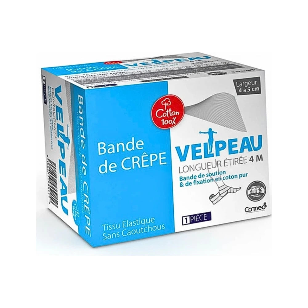 Velpeau bande de crêpe bleue 5 cm – rouleau