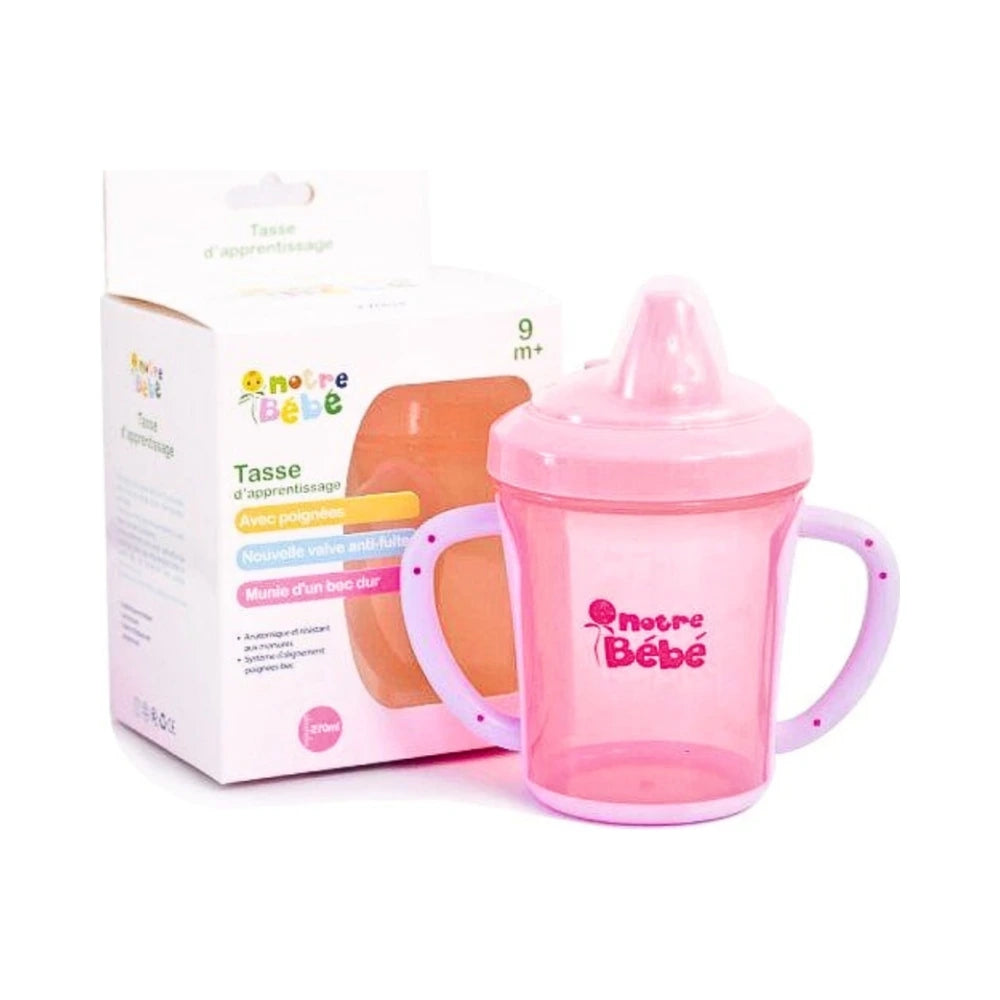 Notre Bébé Tasse d’apprentissage bec dur – dès 9 mois – 270 ml – photo du produit