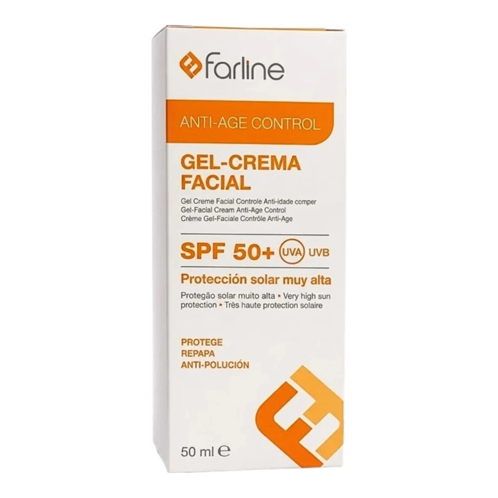 Farline Écran Solaire Anti-Âge Invisible SPF50+ 50 ml – tube