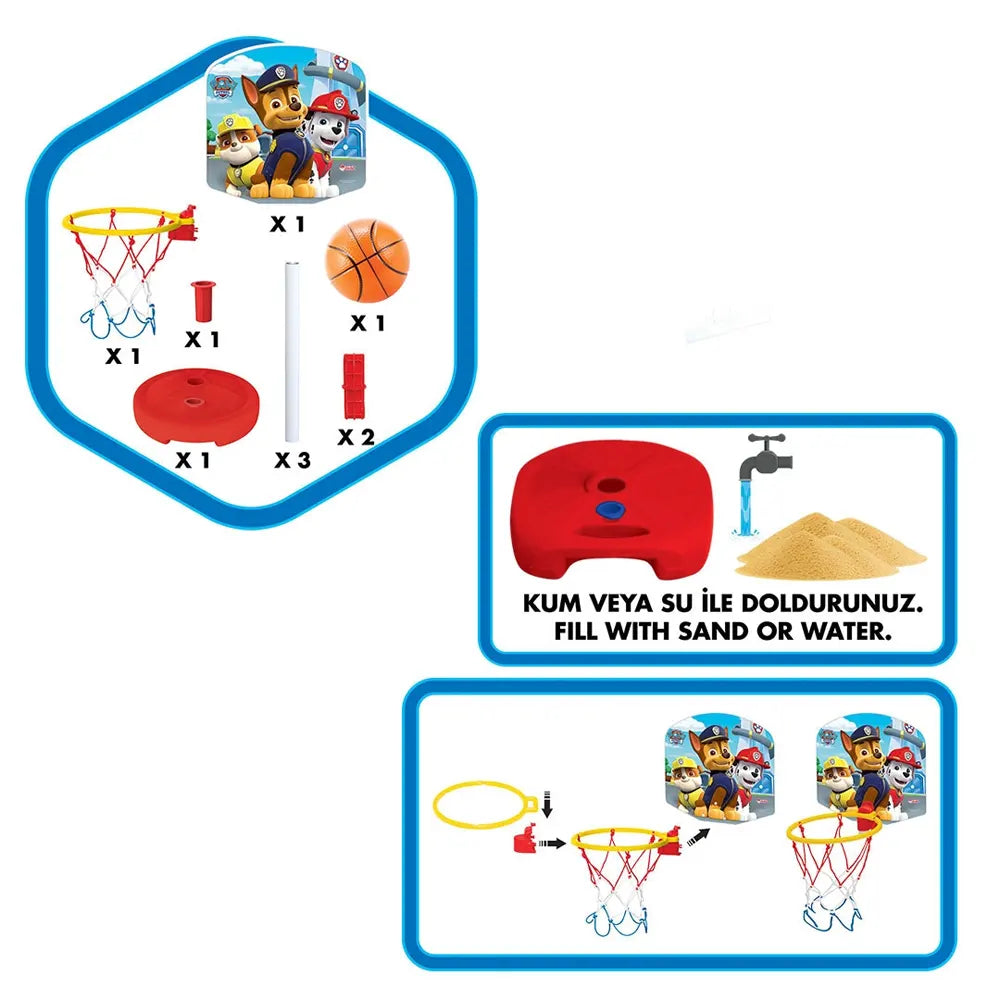 Dede Ensemble de Basket-ball Paw Patrol Small Foot - 3A+