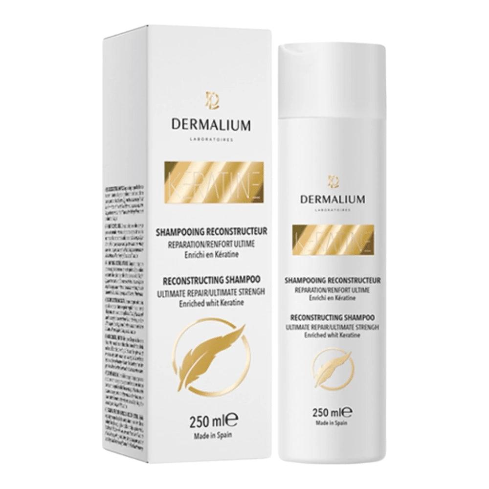 Dermalium Keratine shampoing reconstructeur 250 ml – flacon