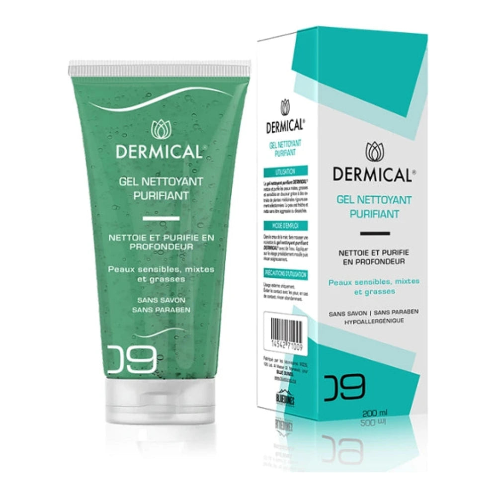 Dermical Nettoyant Purifiant 200 ml – flacon du produit