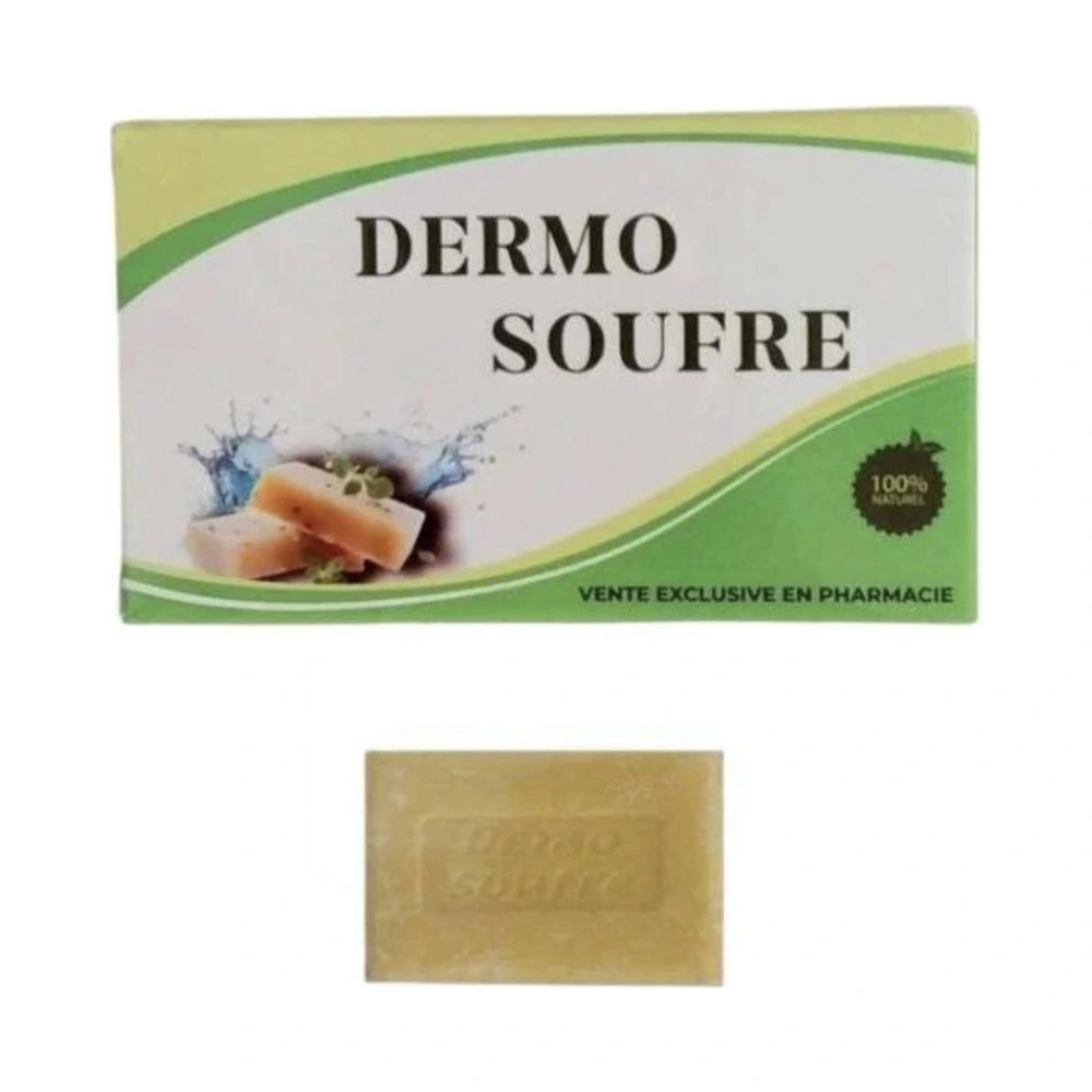 Dermo Soufre savon au soufre, pain et étui