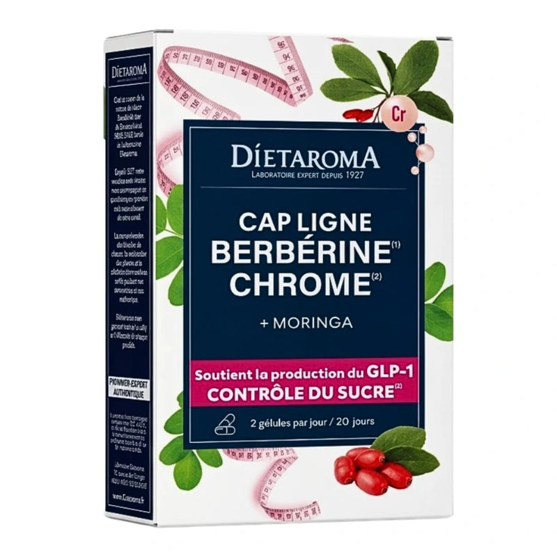 Dietaroma Cap Ligne Berberine Chrome 40 Gelules