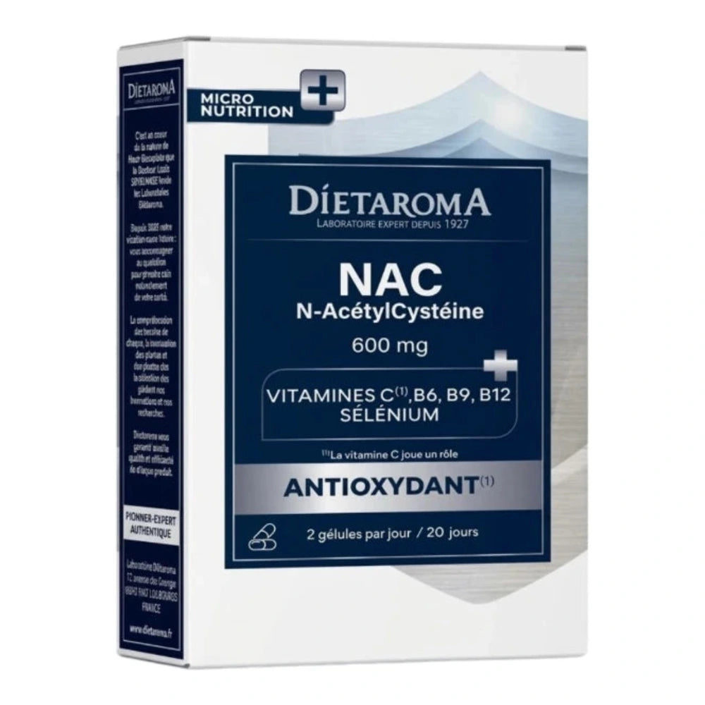 Dietaroma Nac 600mg 40 Gelules