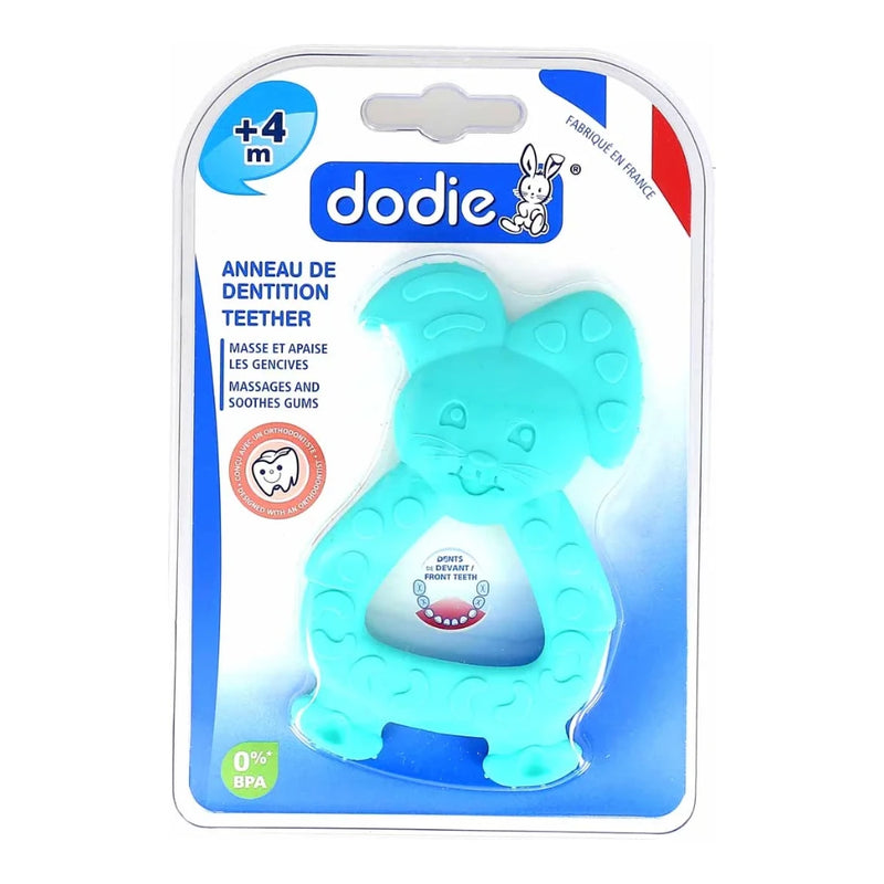 Dodie 2-in-1 Refrigerated Teething Ring Rabbit Lagoon