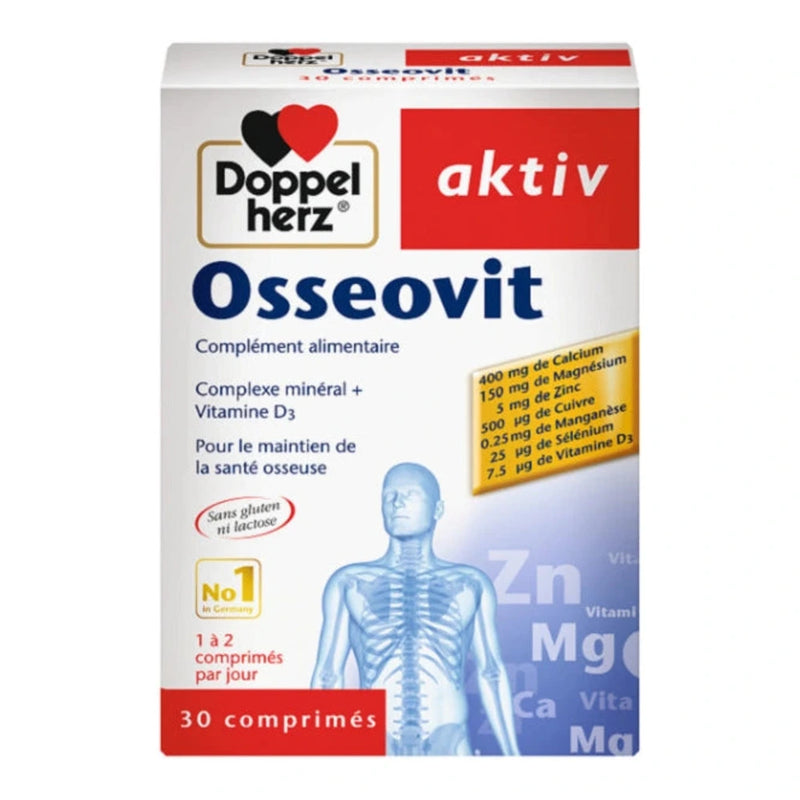 Doppel Herz Aktiv Osseovit 30 Comprimes