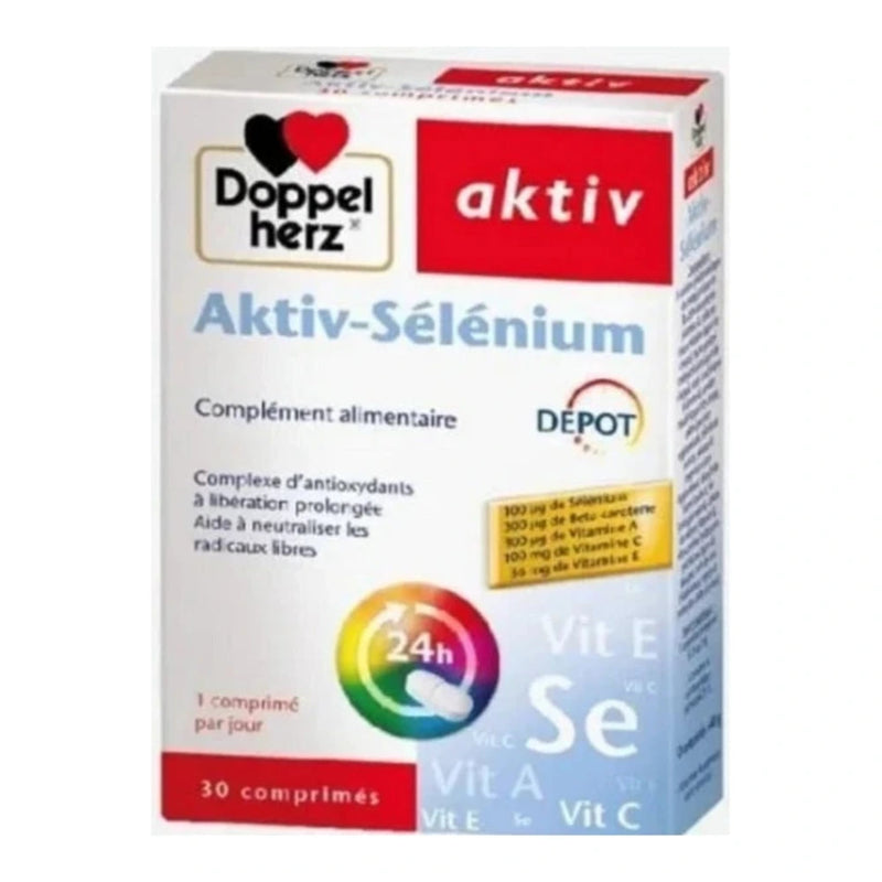 Doppel Herz Aktiv Selenium 30 Comprimes