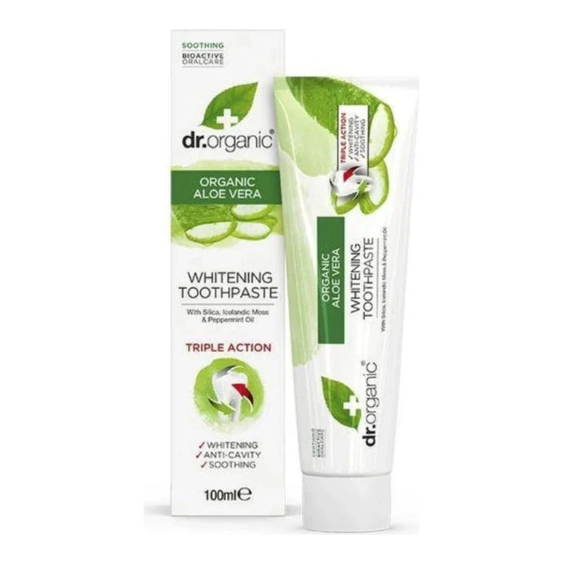 Dr Organic Dentifrice à l’Aloe Vera 100 ml