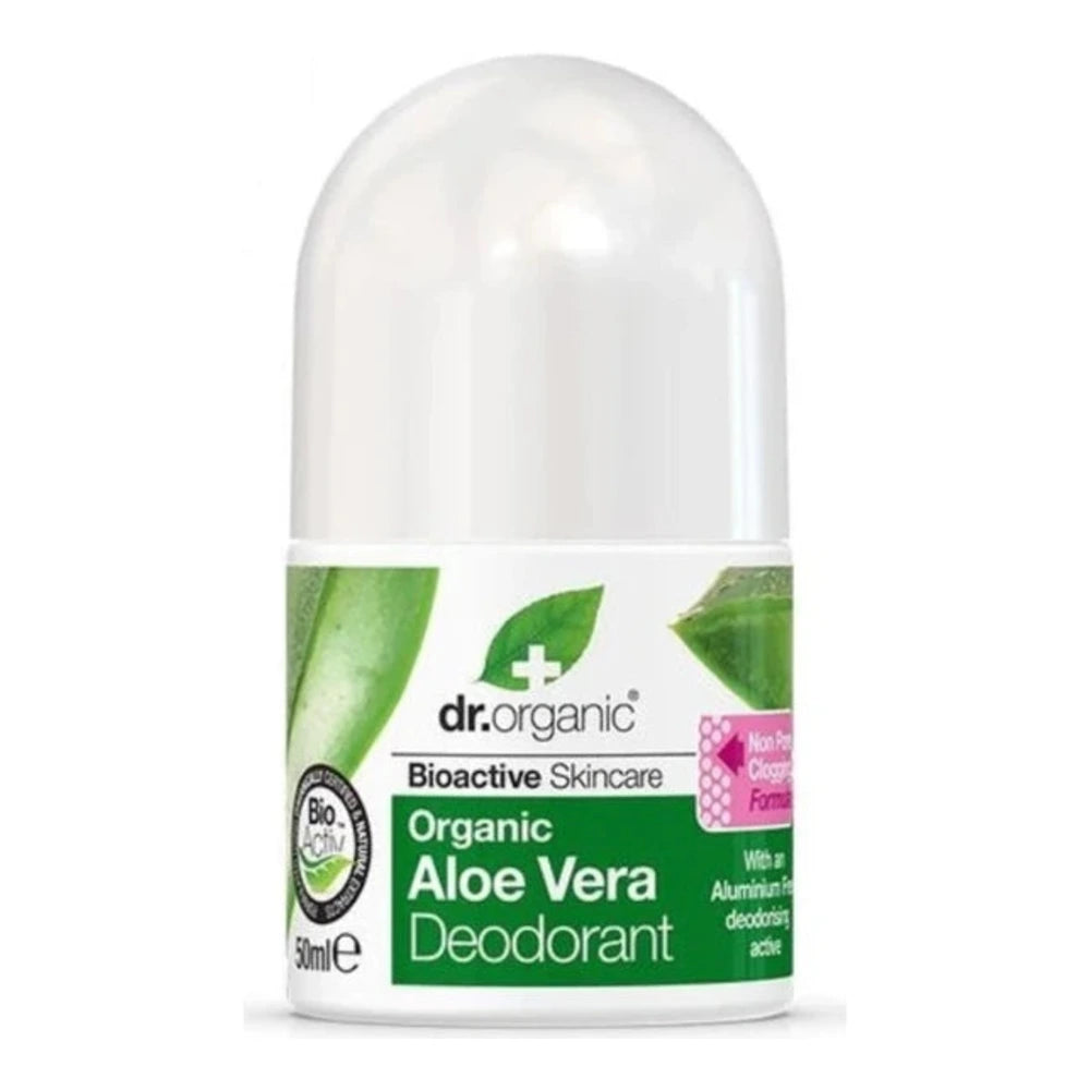 Dr Organic Déodorant à l’Aloe Vera 50 ml – roll-on