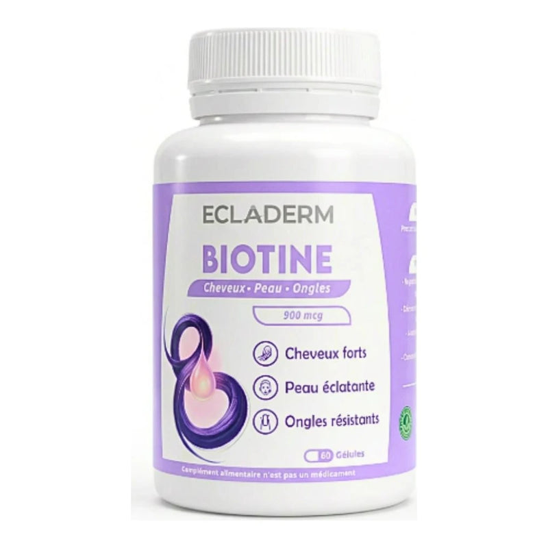Ecladerm Biotina 60 Cápsulas