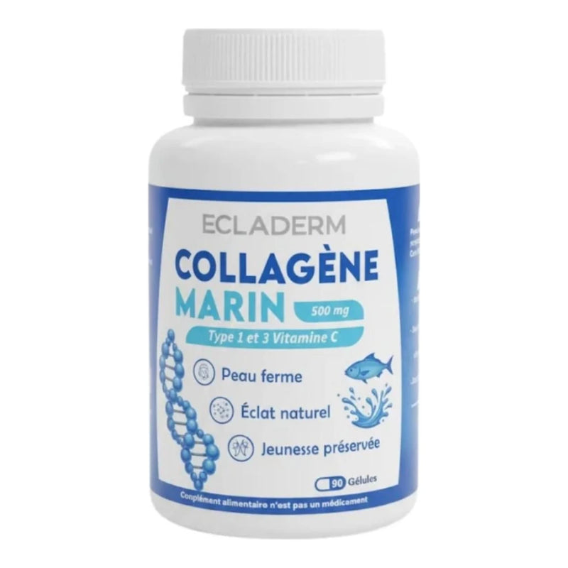 Ecladerm Colágeno Marino 90 Cápsulas