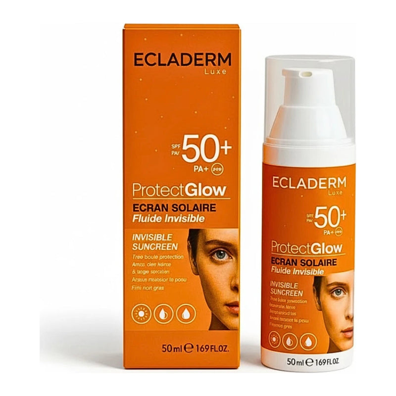 Ecladerm Protect Glow Écran Fluide Invisible SPF 50+ - 50ml