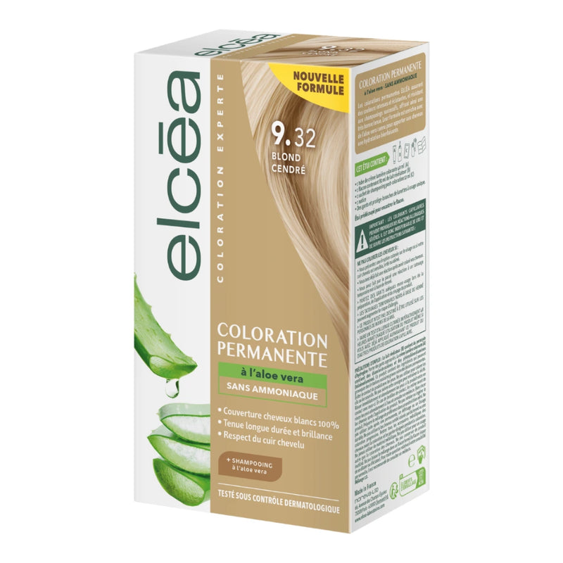 Elcea Coloration Permanente Blond ASH 9.32