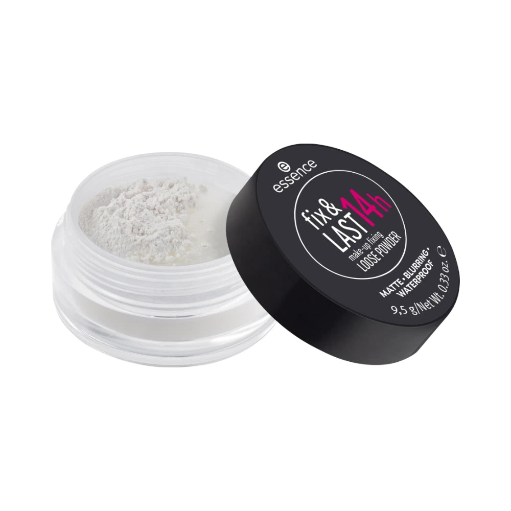 Essence Fix & Last 14h poudre libre fixatrice – pot ouvert