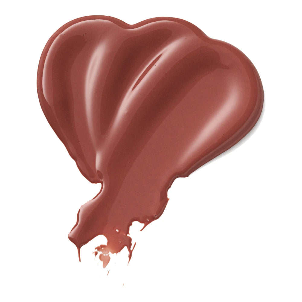 Essence Glossy Glaze rouge à lèvres 01 Livin La Vida Mocha – texture
