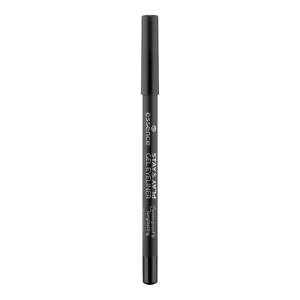 Essence Stay & Play Gel Eyeliner 01 Black Raven – crayon fermé