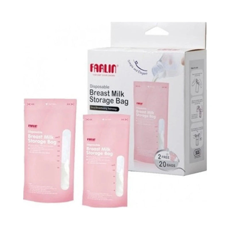 Farlin Bolsa desechable de almacenamiento de leche