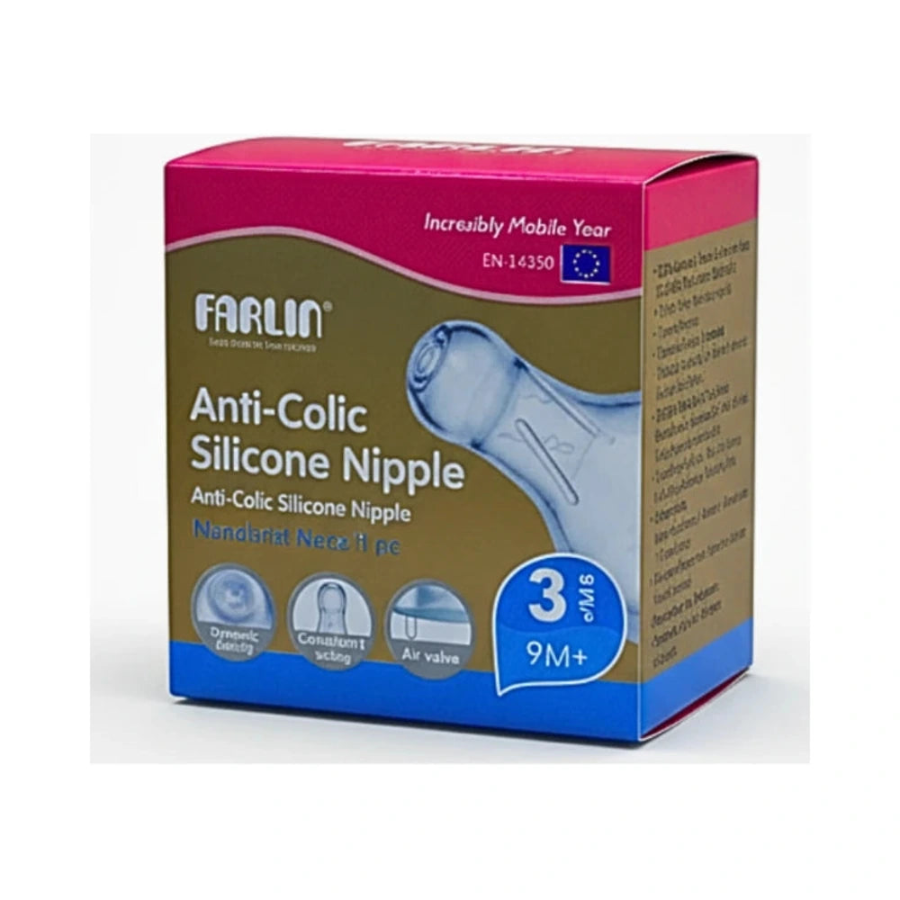 Farlin Tétine Anti-Colic Step 3 dès 9 mois – vue du produit