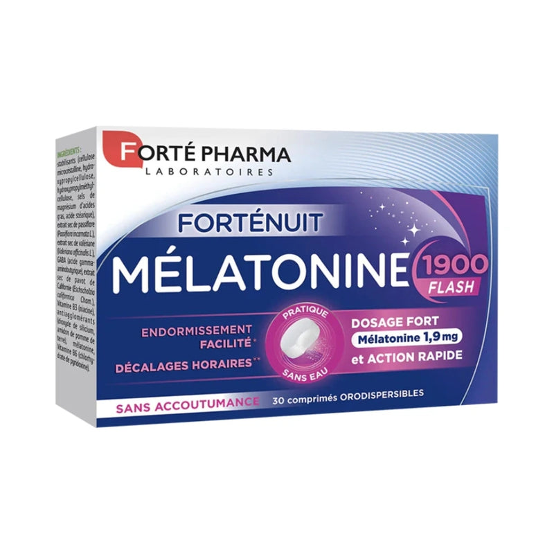 Forté Pharma ميلاتونين 1900 فلاش - 30 قرصًا