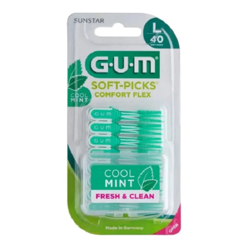 G.U.M Soft-Picks Comfort Flex Mentholé Large Réf. 671