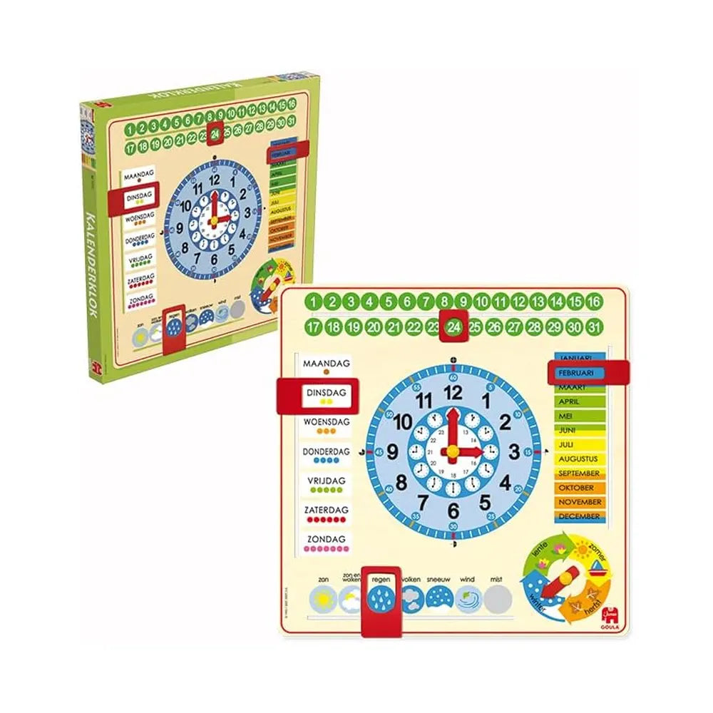 Goula Horloge Calendrier Jumbo - 3A+