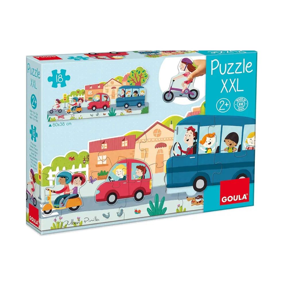 Goula Puzzle XXL Vehículos 18 Piezas - 2A+